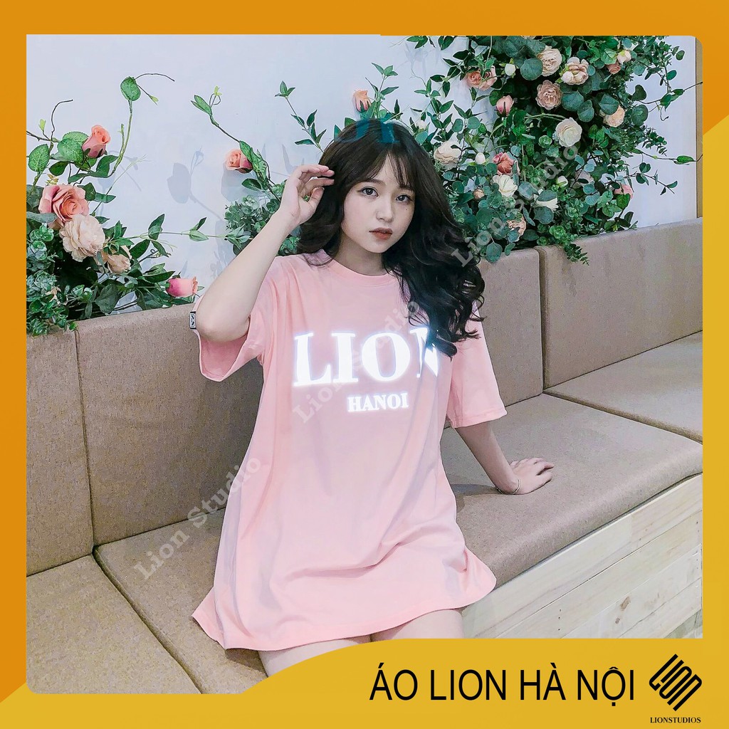 Áo lion hanoi dáng rộng tay lỡ, hàng thiết kế đẹp và độc
