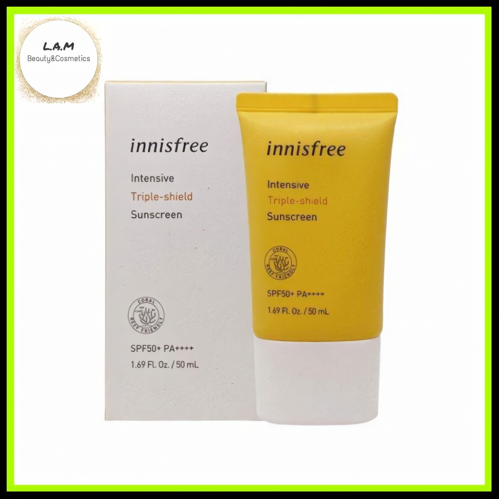 KEM CHỐNG NẮNG Triple Care - Triple Shield Innisfree Sunscreen Mẫu Mới 2020