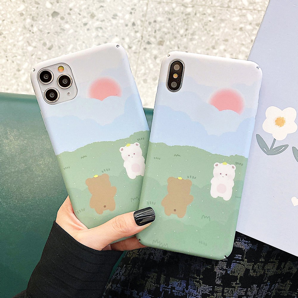 Ốp lưng iphone Camping sơn dầu cứng 5/5s/6/6plus/6s/6splus/7/7plus/8/8plus/x/xr/xs/11/12/pro/max/plus/promax | BigBuy360 - bigbuy360.vn