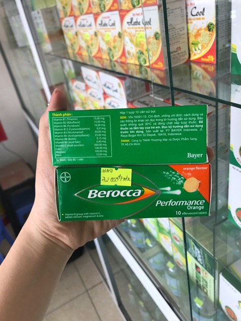 berocca bổ sung vitamin và khoáng chất | Thế Giới Skin Care