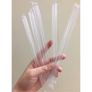 10 ống hút trân châu có màng bọc