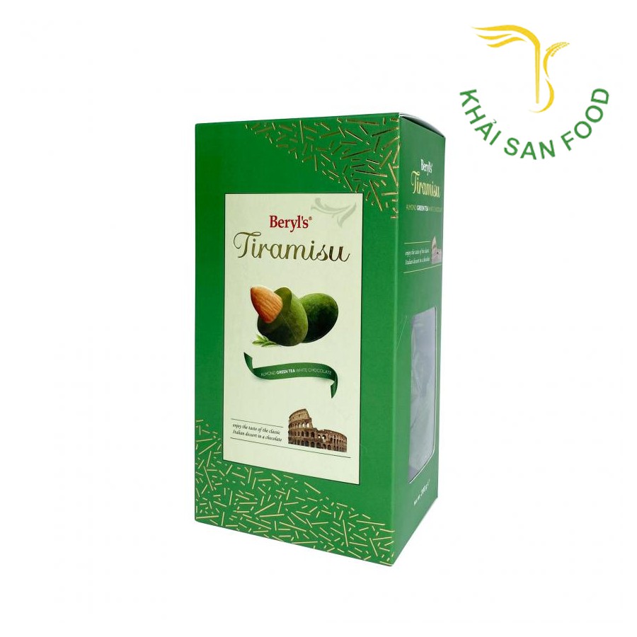 Socola Almond Tiramisu Green Tea Hộp 200g