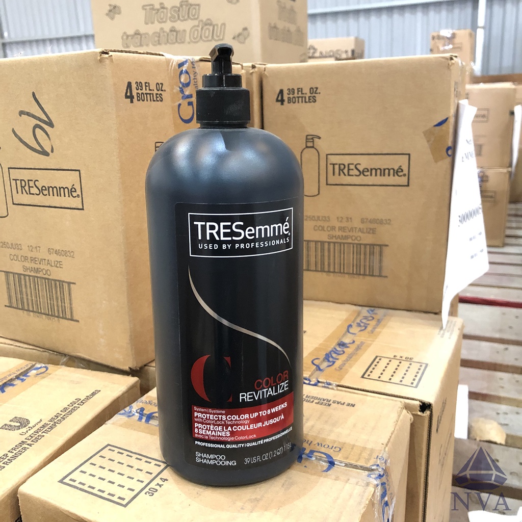 Dầu gội đầu Tresemme cho tóc nhuộm 1.15L nhập Mỹ giúp duy trì màu tóc, giữ nếp, phục hồi tóc hư tổn chuẩn solon