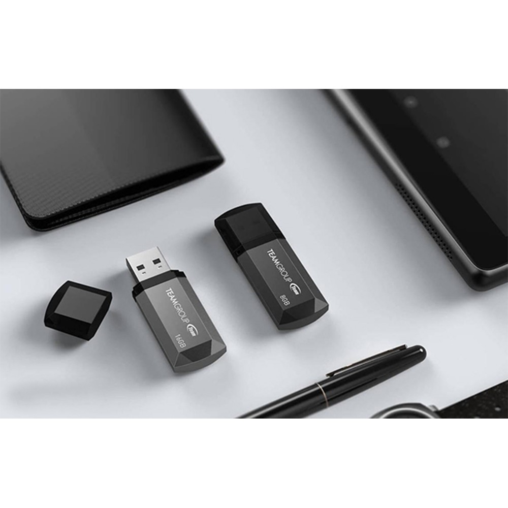 USB 2.0 Team Group C153 16GB (Xám) - Hãng phân phối chính thức