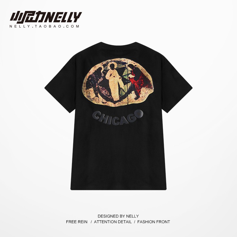 Áo phông cộc tay Unisex Nelly - Chicago | BigBuy360 - bigbuy360.vn