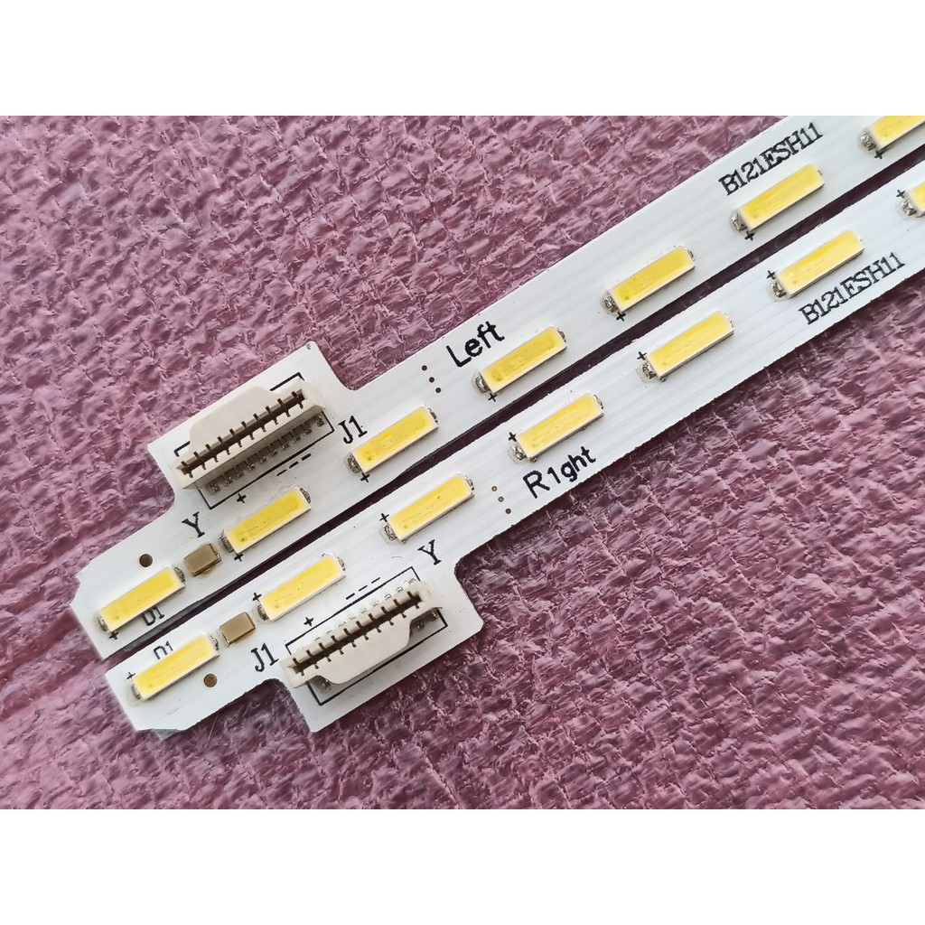 BỘ LED VIỀN TIVI SONY 43W750C 43W800C, MỚI 100% BỘ 2 THANH TRÁI PHẢI, MỖI THANH 42 BÓNG 3V, DÀI 46,7cm