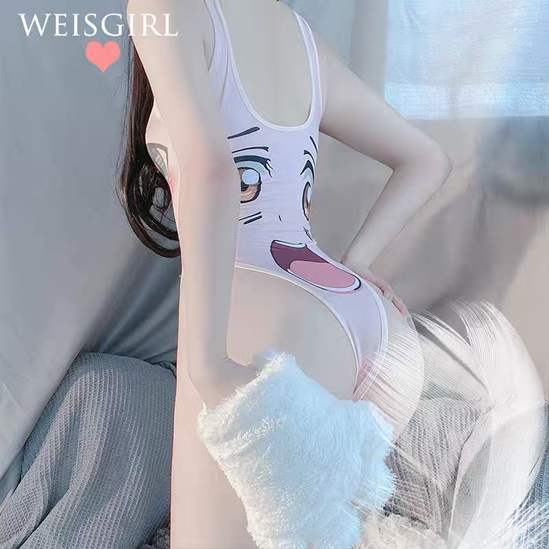 Anime Bodysuit Khoét Đũng | Cosplay Sexy Hoạ Tiết Anime Nhật Bản - ME1607