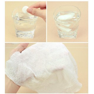 Khăn Giấy Nén Du Lịch Hình Viên Kẹo 30 Viên Tiện Dụng