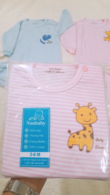 Bộ quần áo thu đông dài tay KẺ NHỎ cho bé tử 0-15 tháng tuổi mẫu mới