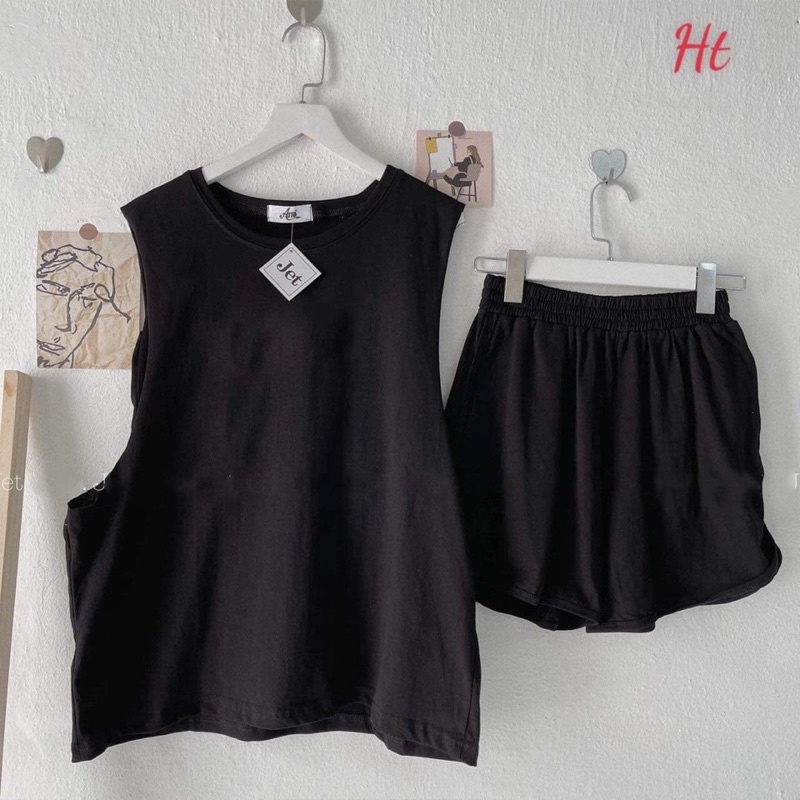 Bộ tanktop trơn 6 màu H2B868