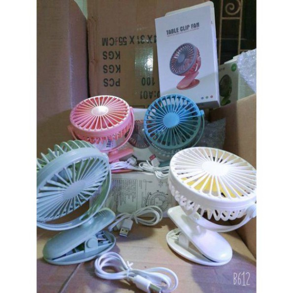 Quạt kẹp bàn Table Clip Fan ( xoay 3600)