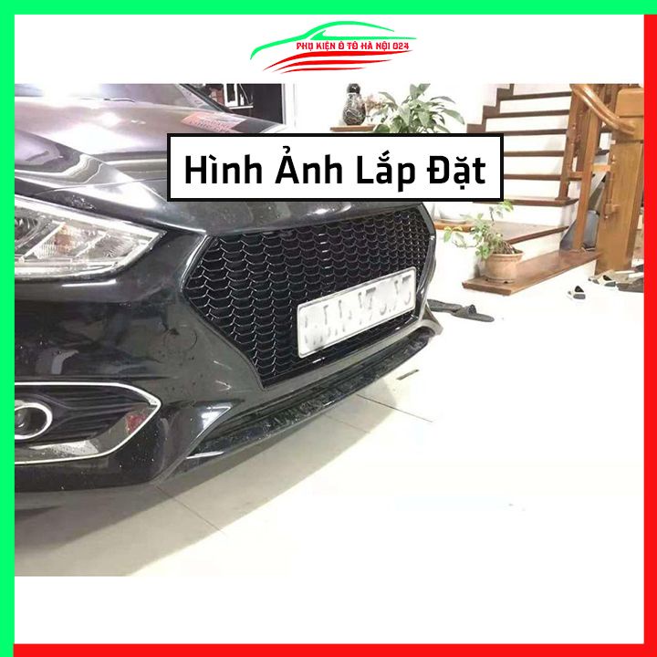 Mặt ca lăng, calang Accent 2018-2020 đen bóng trang trí làm đẹp xe