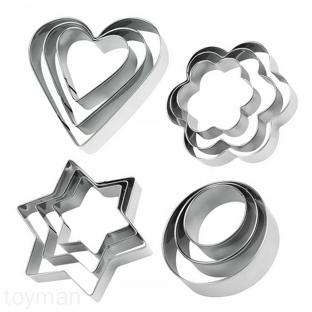 Khuôn cắt bánh quy bằng thép không gỉ tiện lợi