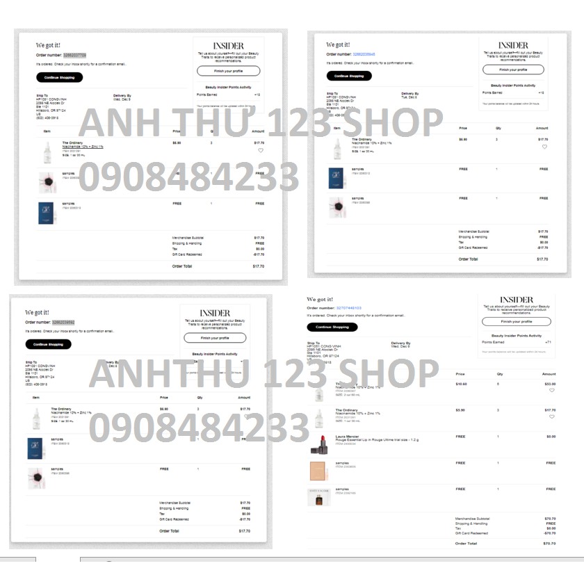 Ordinary Tinh chất Niacinamide 10% + Zinc 1% - The Ordinary