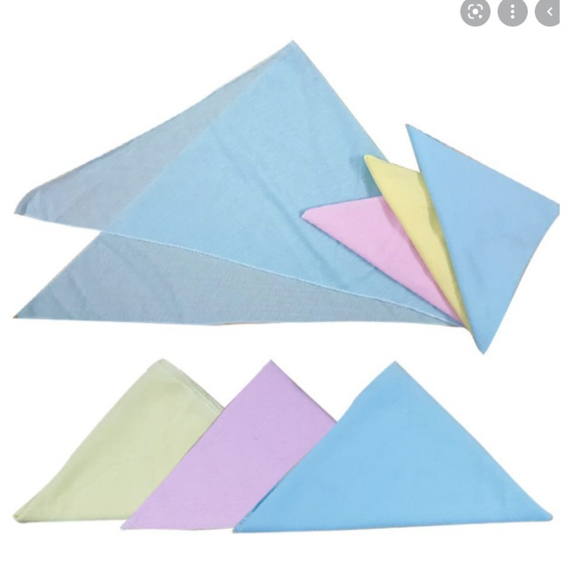 Tã chéo sơ sinh, tã vải cotton trơn màu cho bé sơ sinh