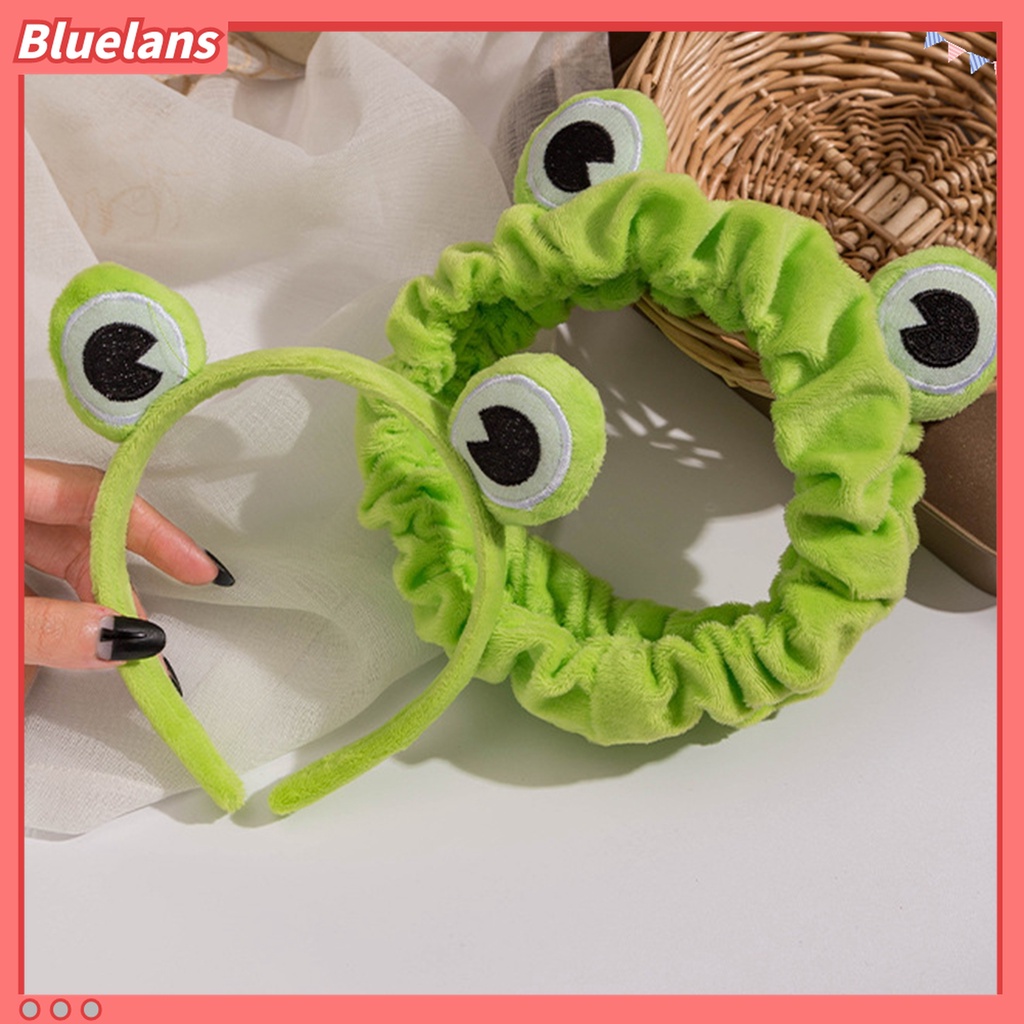 Băng Đô Cài Tóc Co Giãn Chống Trượt Hình Ếch / Động Vật Dễ Thương Dành Cho Bạn Nữ 48h