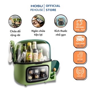 Kệ Gia Vị Nhà Bếp Đa Năng Có Khay Để Thớt Dao Đũa Giá Đỡ Giá Để Vung Kệ Nhà Bếp Tặng Hũ Đựng Gia Vị Tiện Lợi