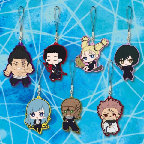 Móc Khóa Cao Su Jujutsu Kaisen Chính Hãng FURYU 01