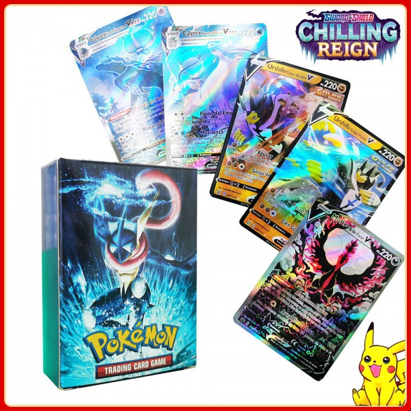 Bộ 55 Thẻ Bài Trò Chơi Pokemon Tây Ban Nha Phiên Bản Đầu Tiên Độc Đáo B4UB