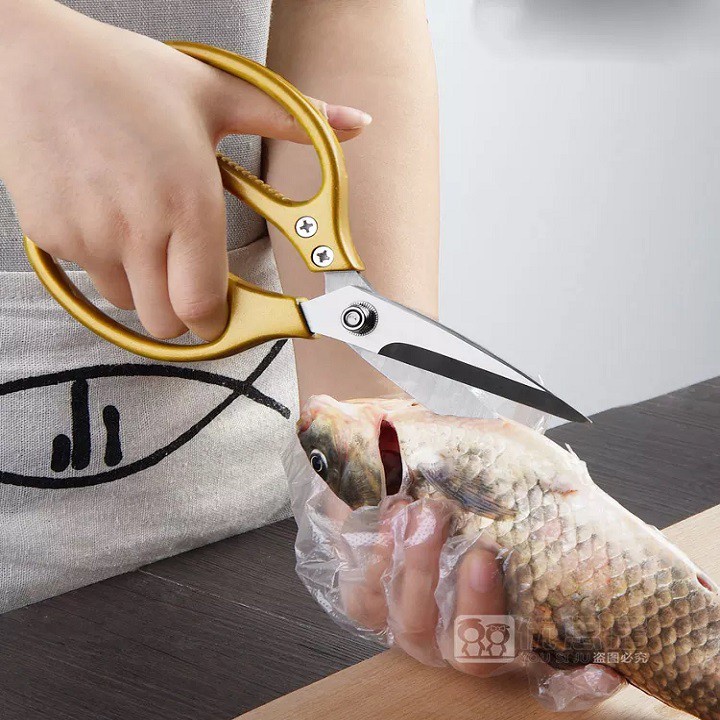 Kéo Cắt Gà Kéo Nhật Làm Bếp Đa Năng