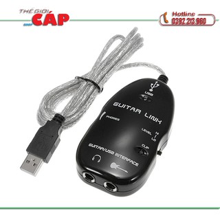 Cable USB Guitar Link kết nối đàn guitar với máy tính để thu âm