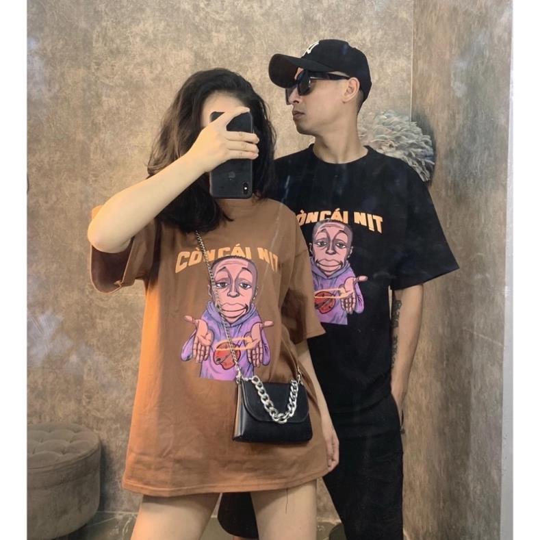 Áo Thun Hè Áo Phông Tay Lỡ Còn Cái Nịt Hottrend Chất Cotton Cổ tròn Form Thụng  Tay Lỡ Nam Nữ Unisex Ulzzang Giá Rẻ