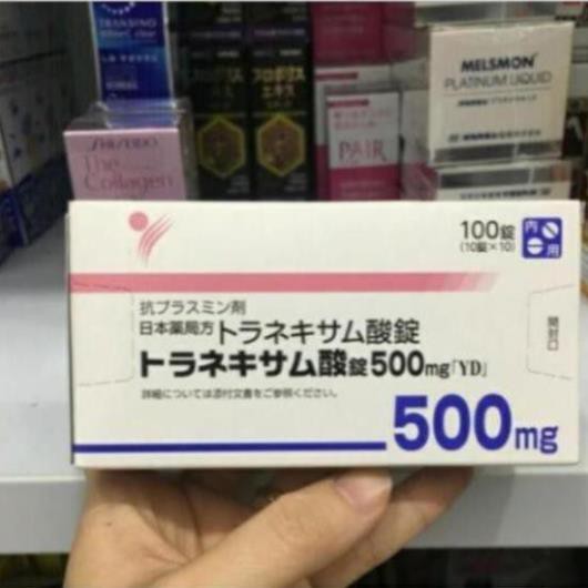 Viên trắng da, mờ nám, tàn nhang Transamin 500mg (100 viên) Nhật Bản | Thế Giới Skin Care