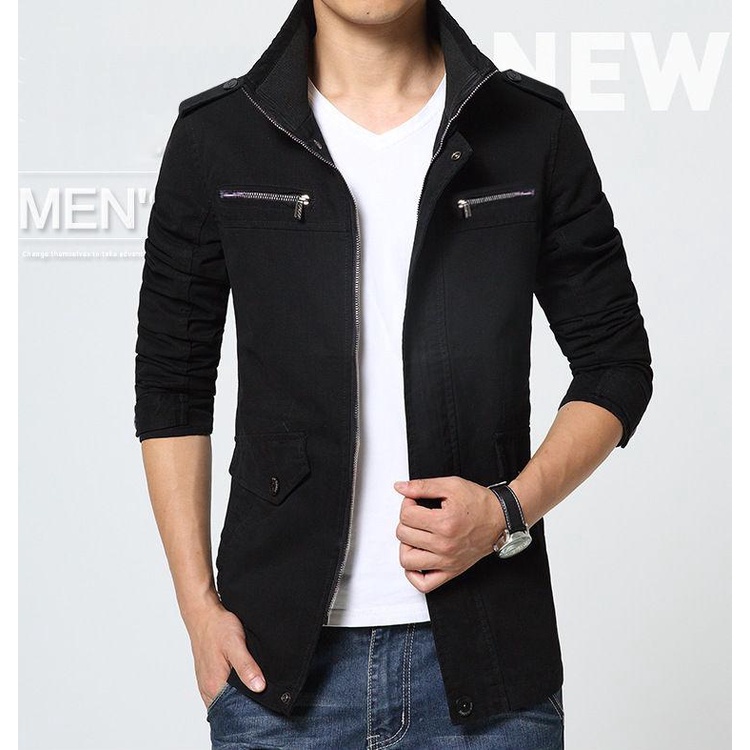 Áo khoác kaki nam 2 lớp cao cấp mẫu mới