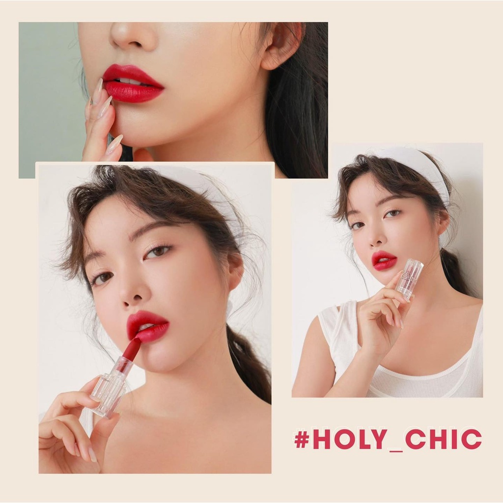 Son Thỏi Lì vỏ trong 3CE Soft Matte Lipstick, Date 2024