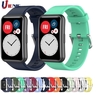 Dây Đeo Tay Silicon Thiết Kế Nhiều Lỗ Thay Thế Cho Huawei watch fit