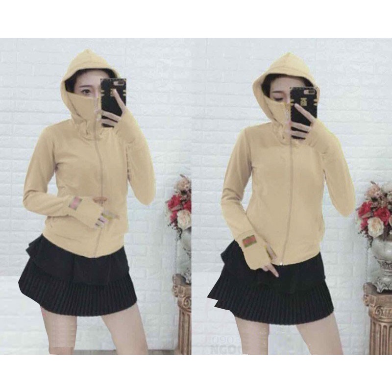 ÁO KHOÁT CHỐNG NẮNG THIÊU TAY LOGO CAO CẤP HÀNG VNXK.