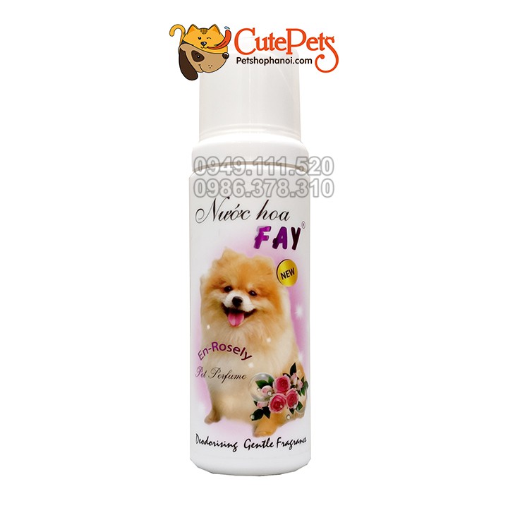 Nước hoa Fay 90ml dành cho thú cưng - CutePets Phụ kiện chó mèo Pet shop Hà Hội