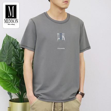 [Hàng Cao Cấp] Áo Thun Nam, Áo Phông Nam Cổ Tròn Cao Cấp Vải Cotton Co Giãn 4 Chiều Chất Mát Mùa Hè - MENSON M1139 | BigBuy360 - bigbuy360.vn