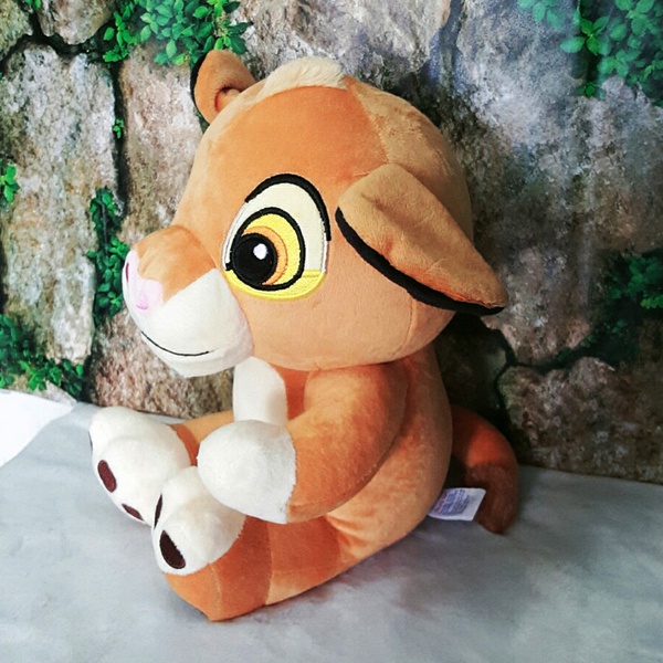 GẤU BÔNG SƯ TỬ SIMBA NGỒI DỄ THƯƠNG (30CM) VẢI NHUNG MỀM MỊN, HÀNG CAO CẤP