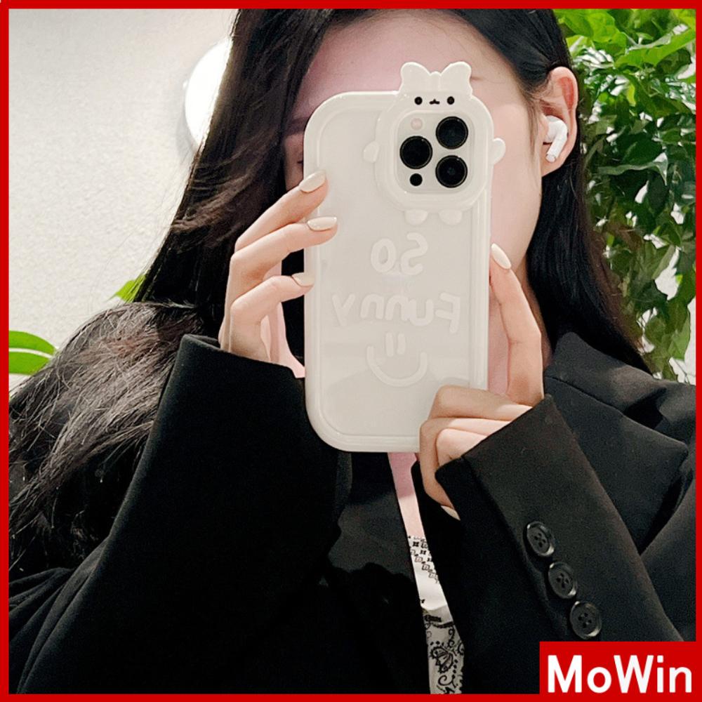 Ốp điện thoại silicon trong mịn in mặt cười thích hợp cho iPhone 11 Pro Max 13 Pro Max 12 Pro Max 7Plus xr XS Max