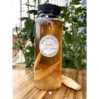 Trà đào sả trân châu thạch tàng hình