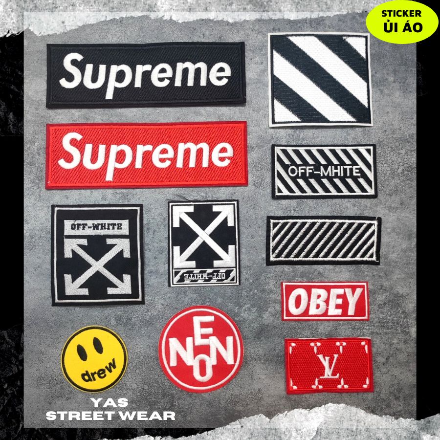 Sticker ủi áo cao cấp, miếng dán quần áo dùng làm Patch ủi, miếng vá quần áo, vá áo phao, trang trí BALO