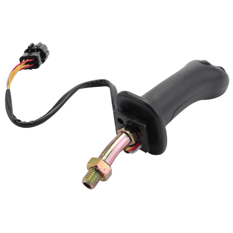 3 nút Cần điều khiển Máy xúc Assy Tay cầm Bánh răng có nắp che bụi cho Daewoo Doosan DH DX150 215 225 300 370-9C