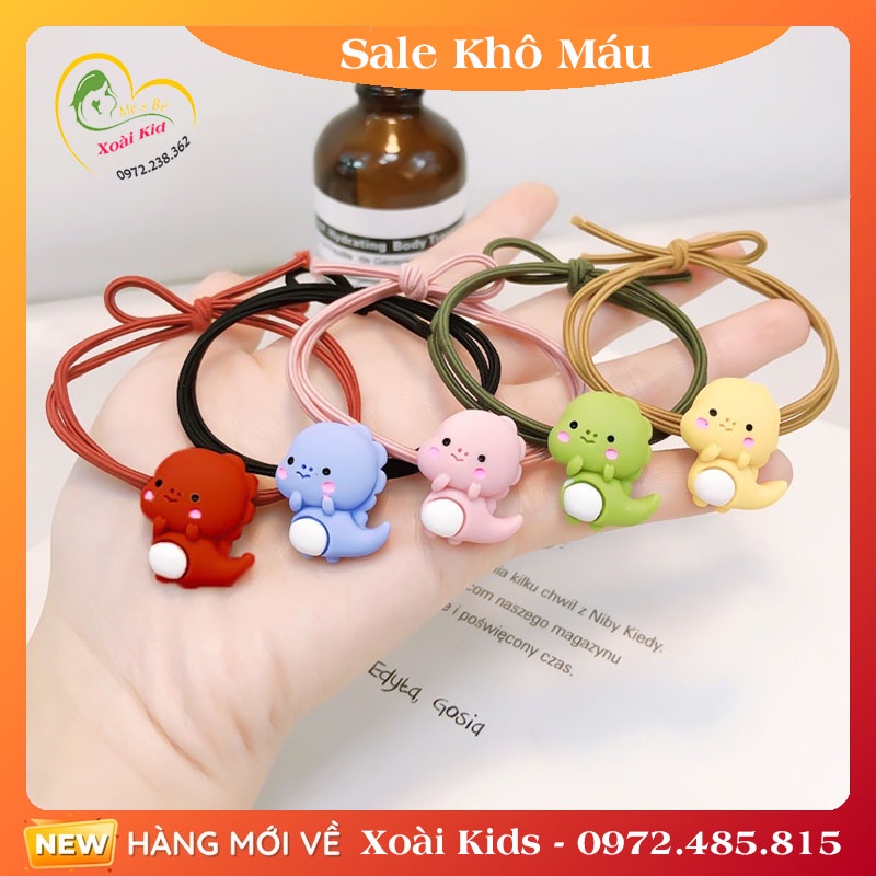 Y.Dây Buộc Tóc, Cột Tóc Hình Chú Khủng Long Cực Đáng Yêu [1 chiếc]