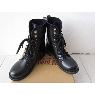 Giày combat boot đế thấp