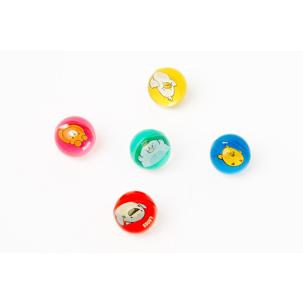Set 5 Quả Bóng Nảy ARTBOX Hàn Quốc Mini Hình Galapagos Friends