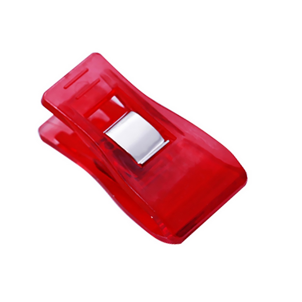 50Pcs Sewing Craft Quilt Binding Plastic Clips Clamps Pack of 50 Clear