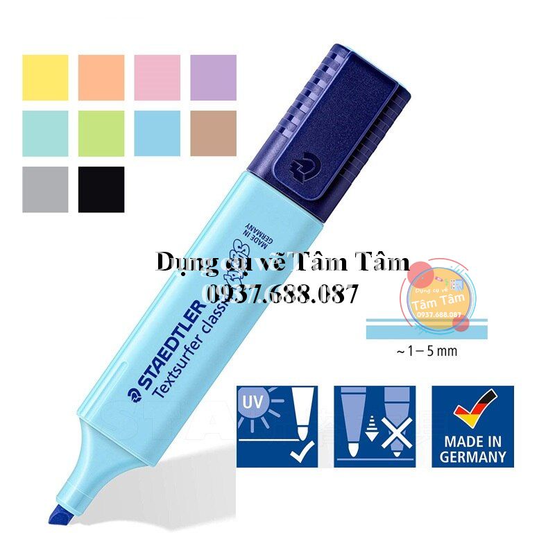 [ TÂM TÂM ]-Bút highlight Textsurfer classic 364, Bút dạ quang STAEDTLER