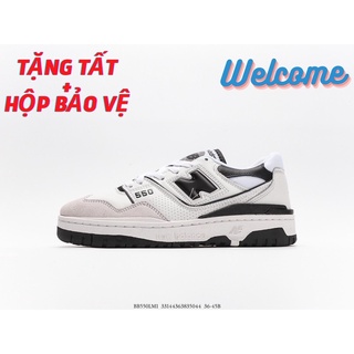 Giày nb 550 "white black" - phiên bản cao cấp