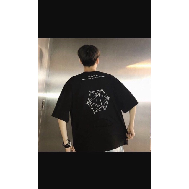 Áo Phông Nam Nữ Unisex Tay Lỡ Thun Form Rộng  Teen Cổ Tròn Họa Tiết Bắt Mắt Chất Cotton Giá Rẻ Màu Đen | BigBuy360 - bigbuy360.vn