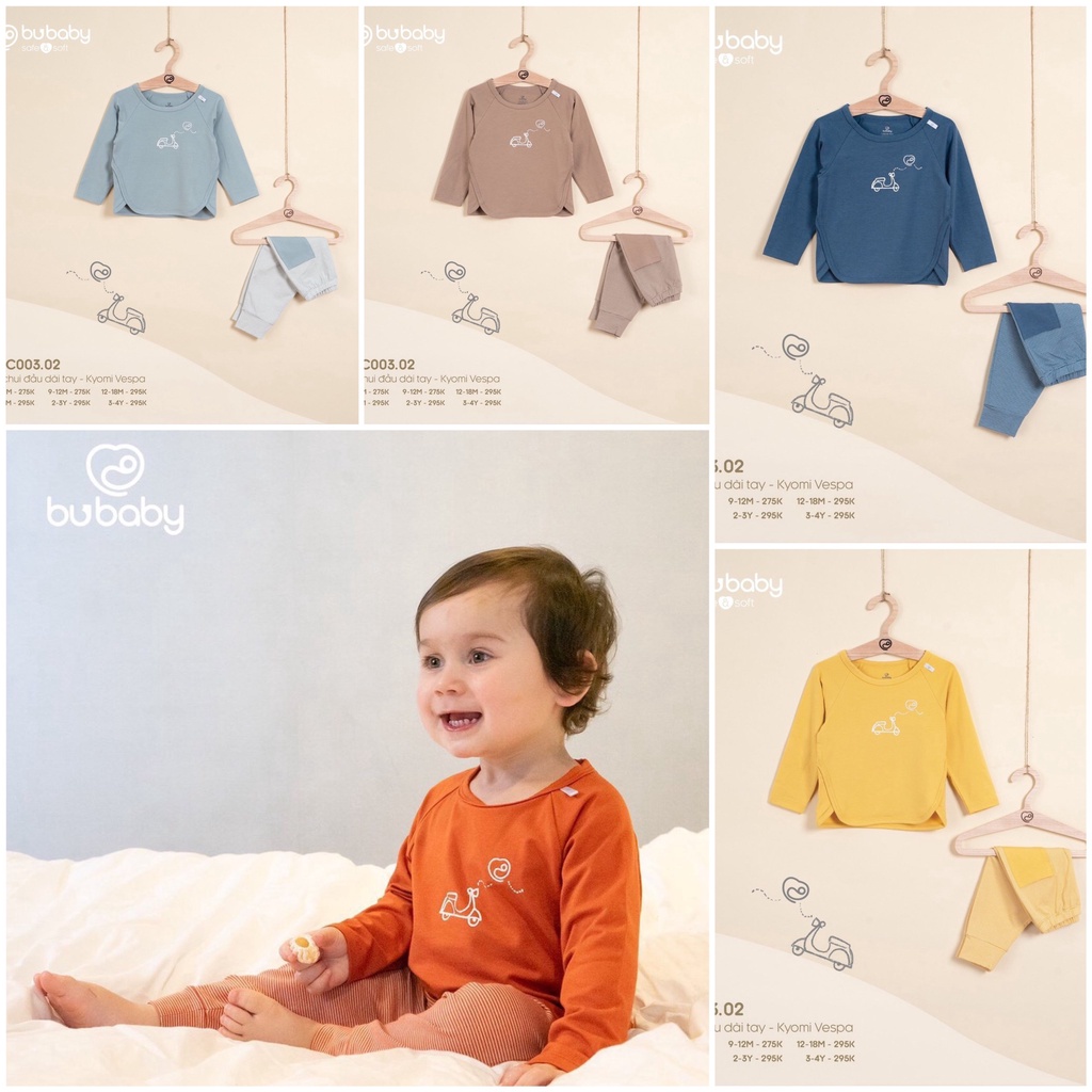 [CHÍNH HÃNG] Bộ dài tay quần dài trẻ em Kyomi Vespa BBC003.02 BU