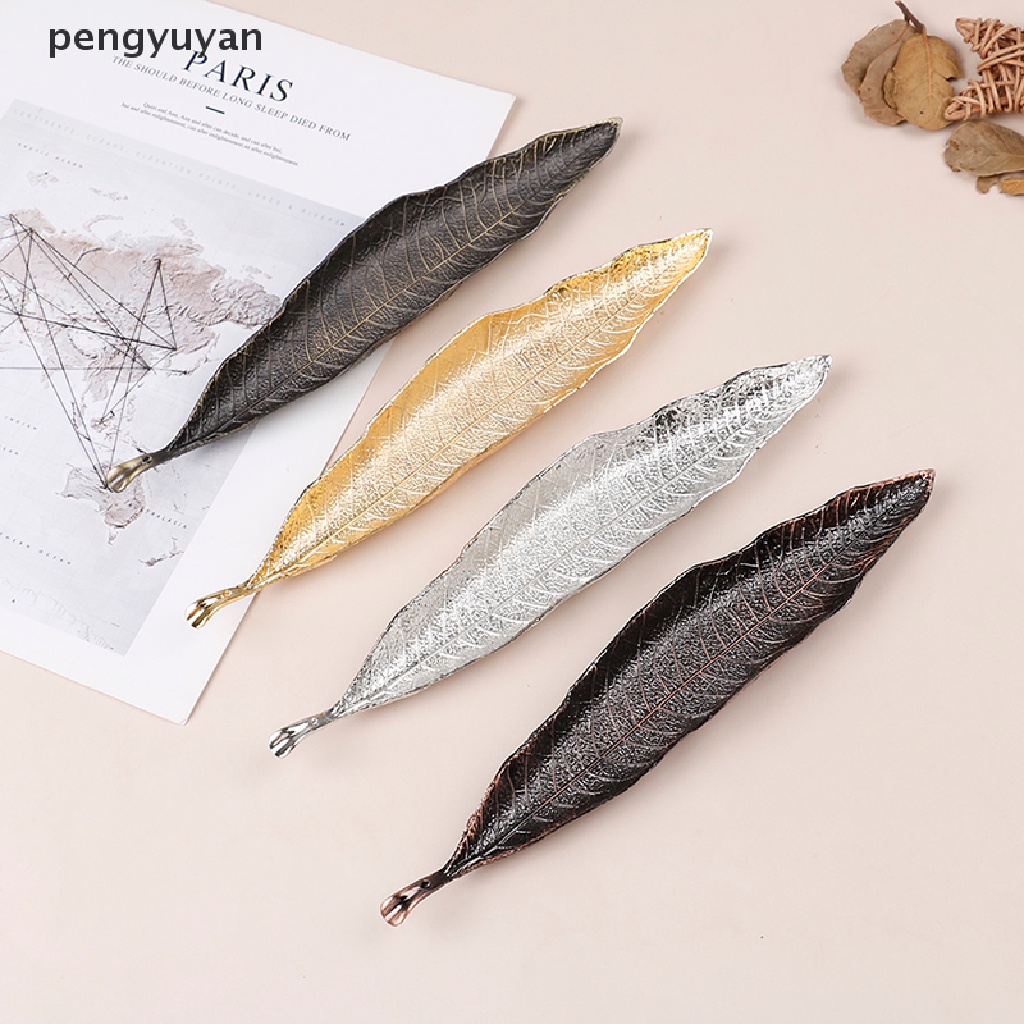 [pengyuyan] Giá Đỡ Nhang Trầm Hương Hình Chiếc Lá Dài Trang Trí Nhà Cửa [Mới]