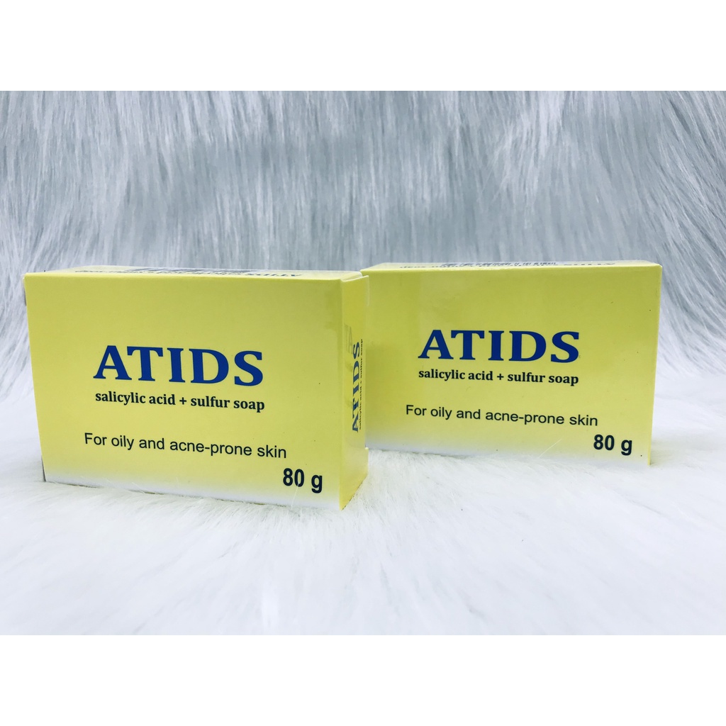Xà phòng ATIDS ⚜️CHÍNH HÃNG⚜️ Xà phòng giảm mụn lưng, làm sạch da, tẩy da chết, giảm nhờn bánh 80gr Hàng Công ty | BigBuy360 - bigbuy360.vn