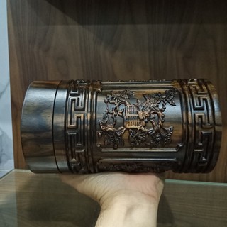 Hộp chè gỗ Mun