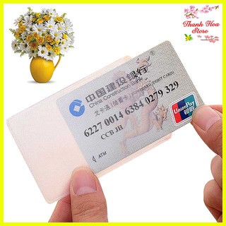 Vỏ bọc thẻ căn cước học sinh atm bằng lái xe máy ô tô chống ẩm trầy xước